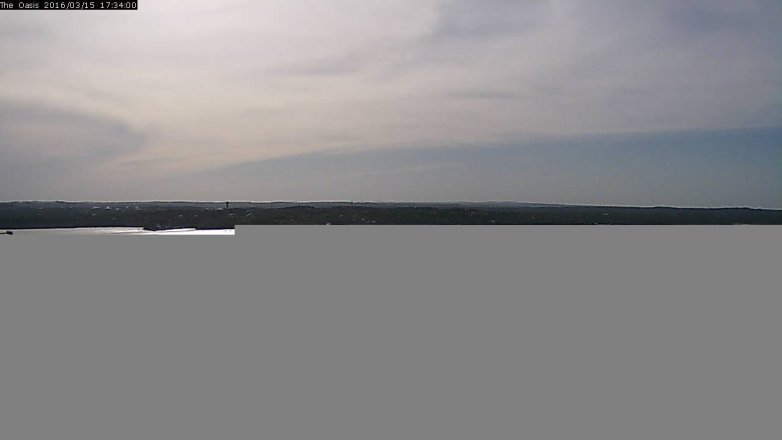 Lake Travis webcam, March 15, 2016 4:40 PM CT