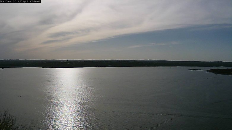 Lake Travis webcam, March 15, 2016 5:05 PM CT