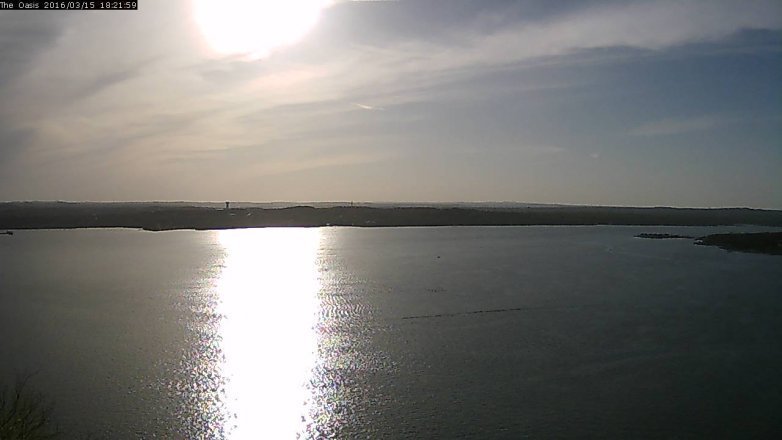 Lake Travis webcam, March 15, 2016 5:30 PM CT