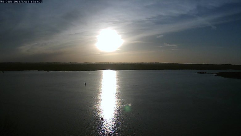 Lake Travis webcam, March 15, 2016 6:20 PM CT