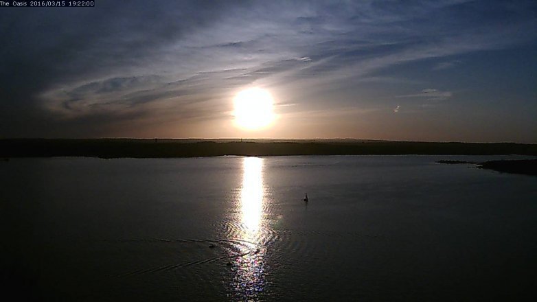 Lake Travis webcam, March 15, 2016 6:30 PM CT