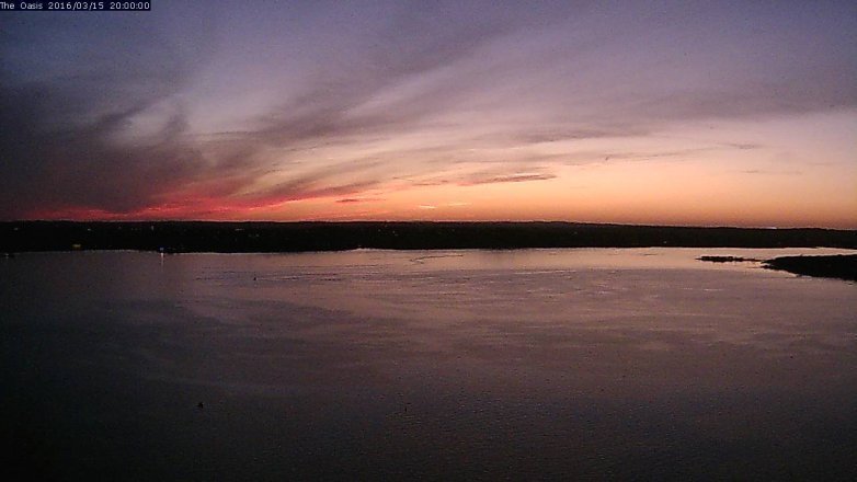 Lake Travis webcam, March 15, 2016 7:05 PM CT