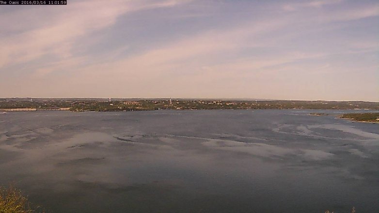 Lake Travis webcam, March 16, 2016 10:10 AM CT