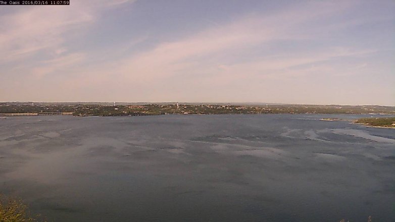 Lake Travis webcam, March 16, 2016 10:15 AM CT