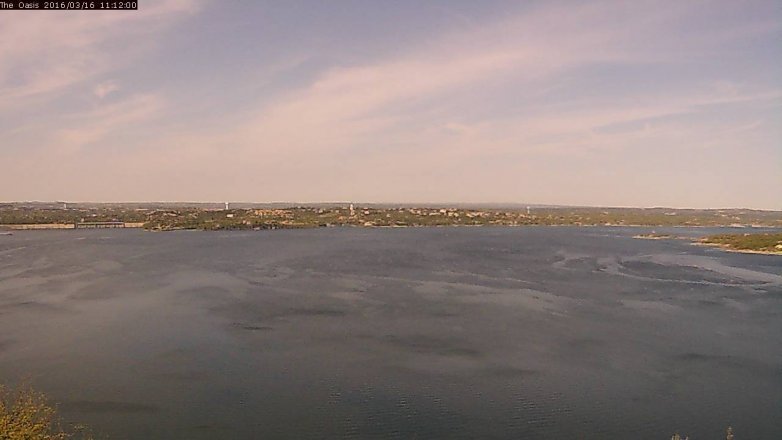 Lake Travis webcam, March 16, 2016 10:20 AM CT
