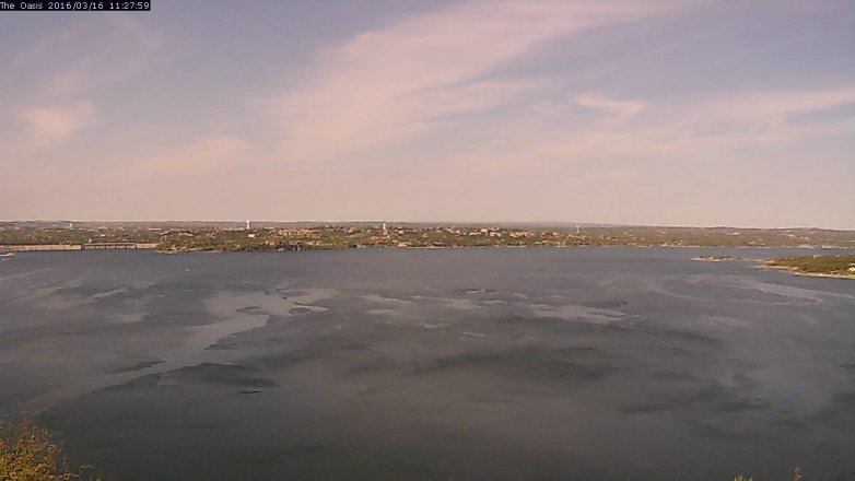 Lake Travis webcam, March 16, 2016 10:35 AM CT