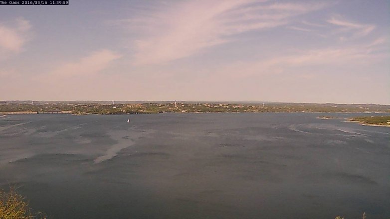 Lake Travis webcam, March 16, 2016 10:45 AM CT