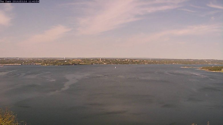 Lake Travis webcam, March 16, 2016 10:50 AM CT