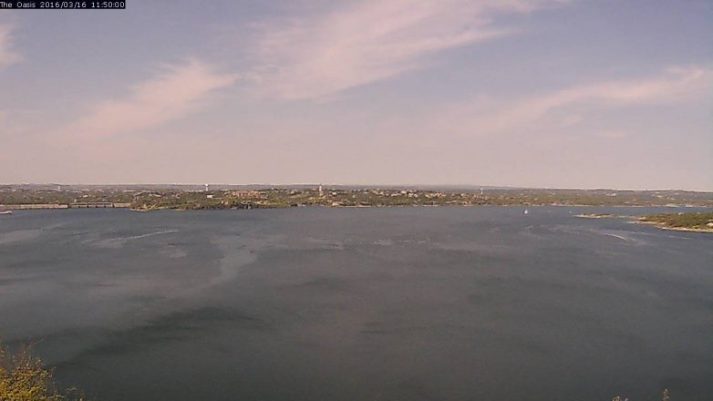 Lake Travis webcam, March 16, 2016 10:55 AM CT