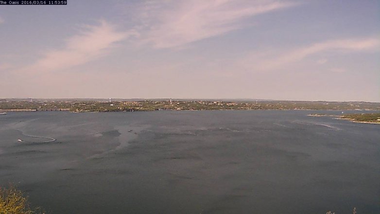 Lake Travis webcam, March 16, 2016 11:00 AM CT