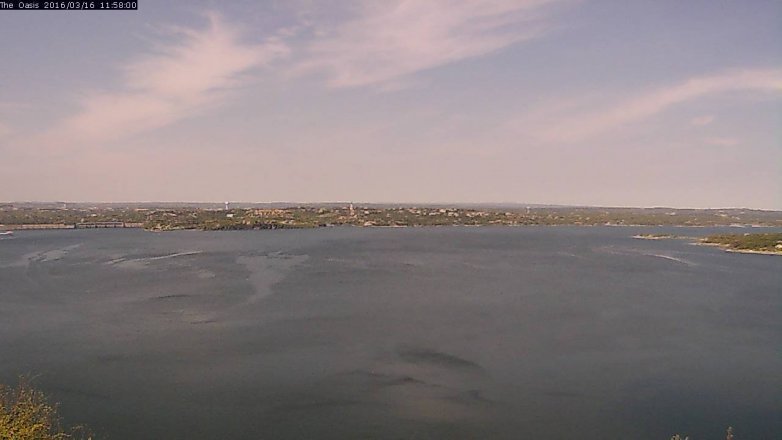 Lake Travis webcam, March 16, 2016 11:05 AM CT