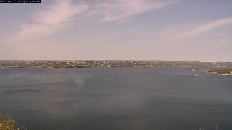 Lake Travis webcam, March 16, 2016 11:10 AM CT