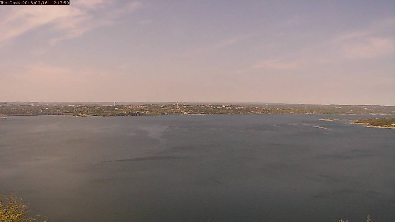 Lake Travis webcam, March 16, 2016 11:25 AM CT