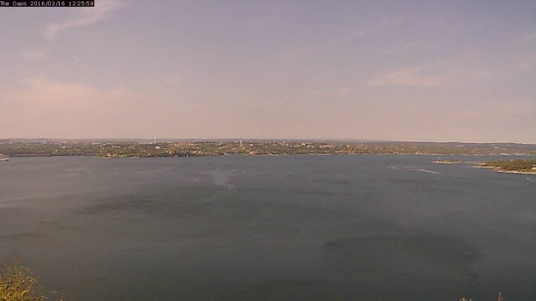 Lake Travis webcam, March 16, 2016 11:30 AM CT