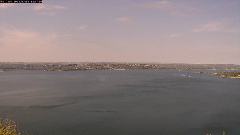 Lake Travis webcam, March 16, 2016 11:45 AM CT