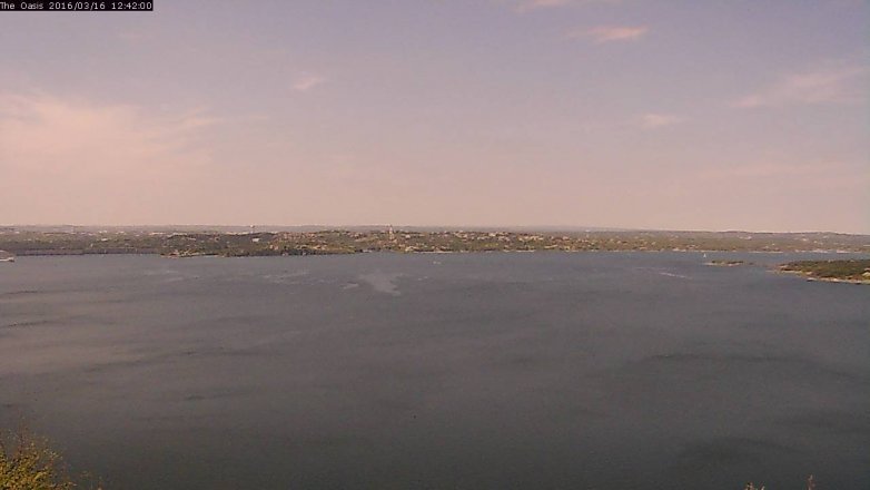 Lake Travis webcam, March 16, 2016 11:50 AM CT