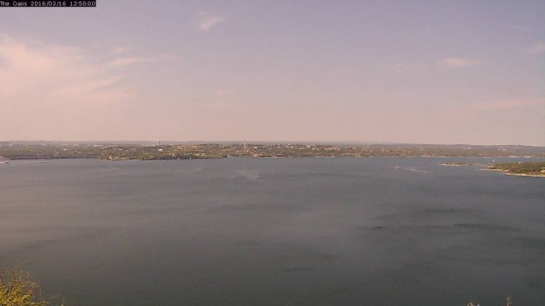 Lake Travis webcam, March 16, 2016 11:55 AM CT