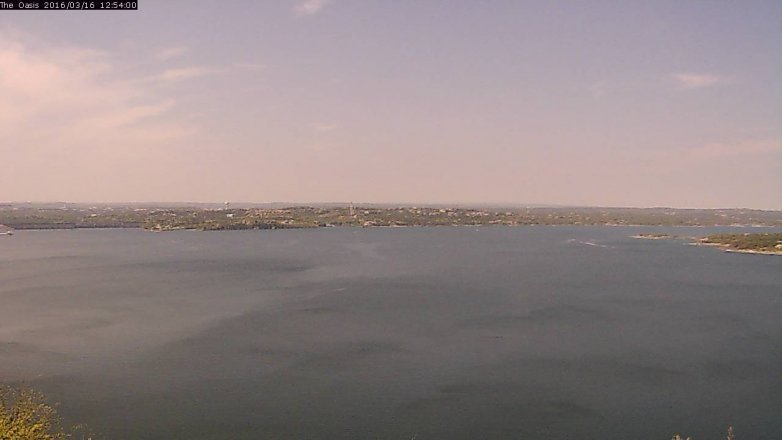 Lake Travis webcam, March 16, 2016 12:00 PM CT