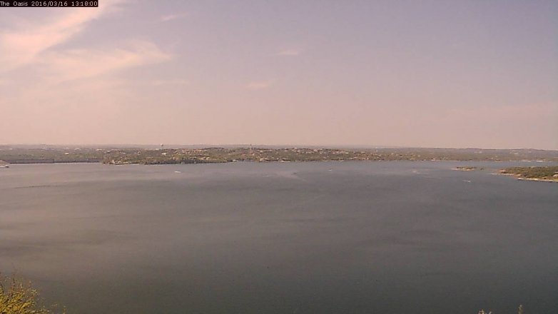 Lake Travis webcam, March 16, 2016 12:25 PM CT