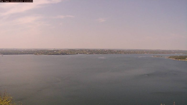 Lake Travis webcam, March 16, 2016 12:40 PM CT