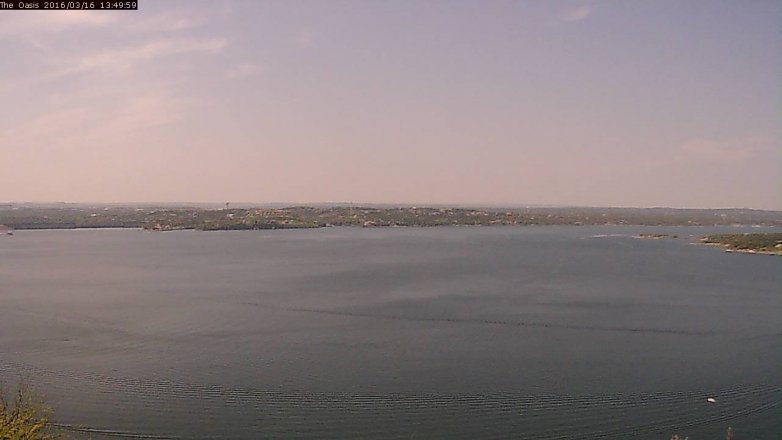 Lake Travis webcam, March 16, 2016 12:55 PM CT