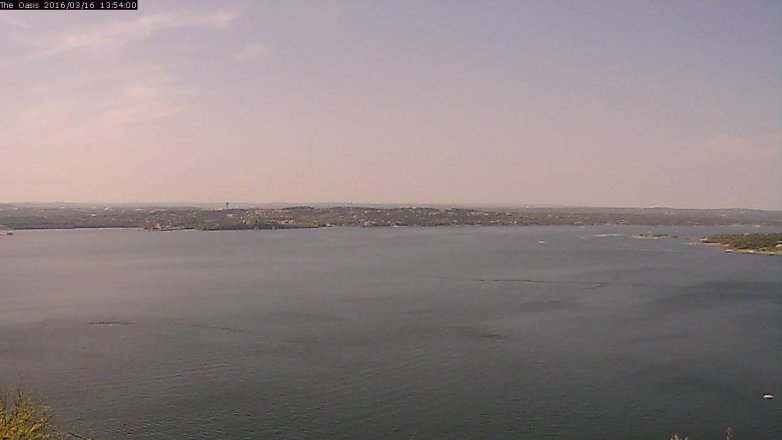 Lake Travis webcam, March 16, 2016 1:00 PM CT