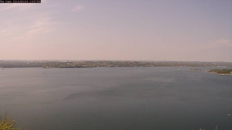 Lake Travis webcam, March 16, 2016 1:05 PM CT