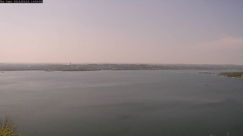 Lake Travis webcam, March 16, 2016 2:00 PM CT