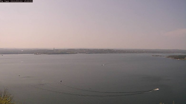 Lake Travis webcam, March 16, 2016 2:15 PM CT