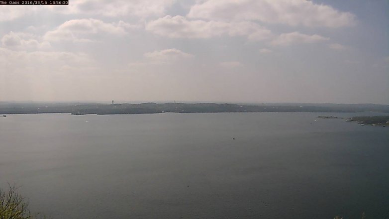 Lake Travis webcam, March 16, 2016 3:00 PM CT