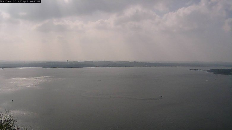 Lake Travis webcam, March 16, 2016 3:45 PM CT