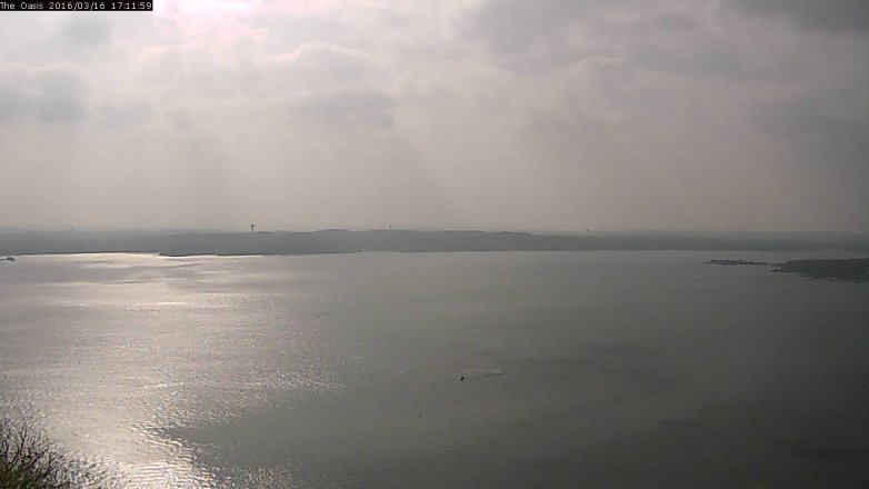 Lake Travis webcam, March 16, 2016 4:20 PM CT
