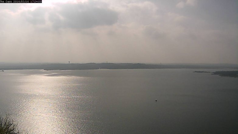 Lake Travis webcam, March 16, 2016 4:30 PM CT
