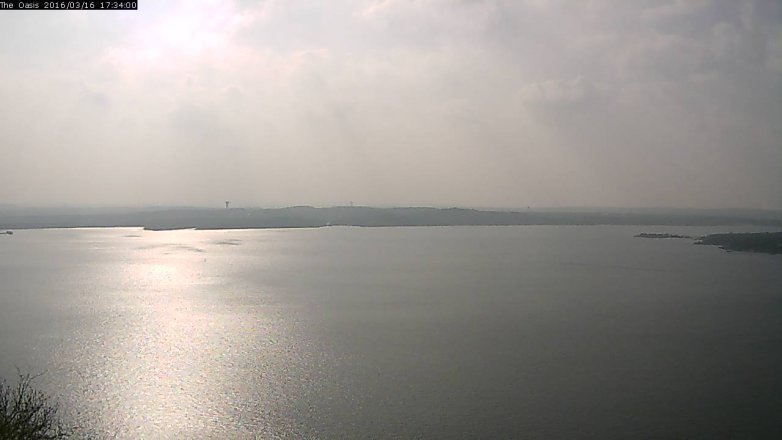 Lake Travis webcam, March 16, 2016 4:40 PM CT