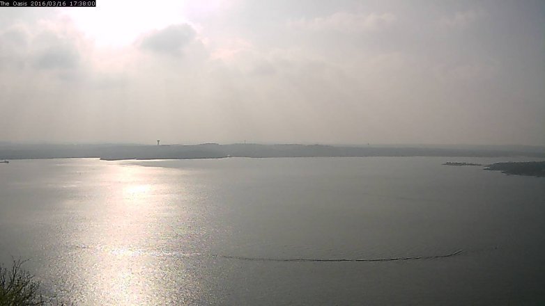 Lake Travis webcam, March 16, 2016 4:45 PM CT