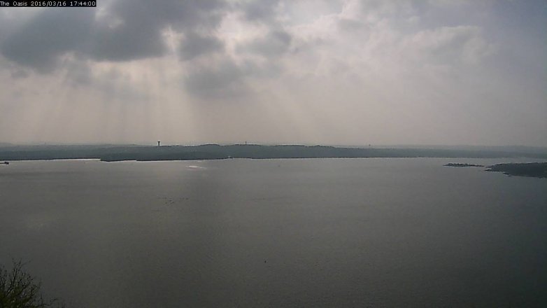 Lake Travis webcam, March 16, 2016 4:50 PM CT