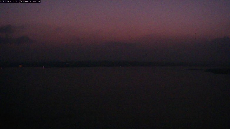 Lake Travis webcam, March 16, 2016 7:10 PM CT