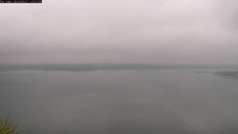 Lake Travis webcam, March 17, 2016 9:15 AM CT