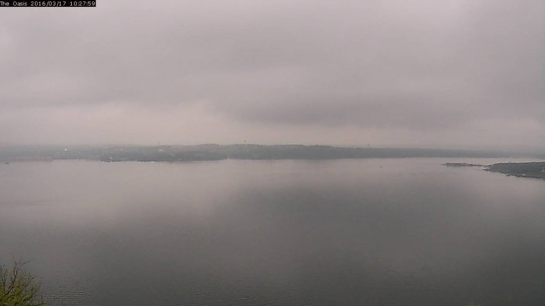 Lake Travis webcam, March 17, 2016 9:35 AM CT