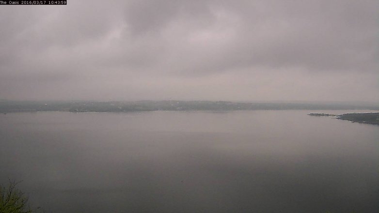 Lake Travis webcam, March 17, 2016 9:50 AM CT