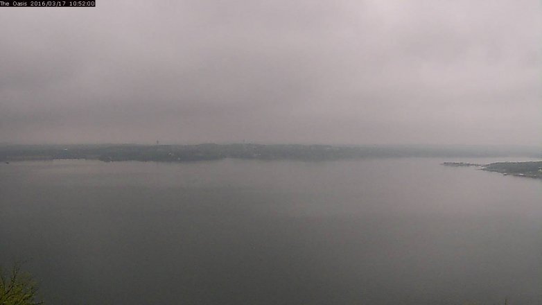 Lake Travis webcam, March 17, 2016 10:00 AM CT