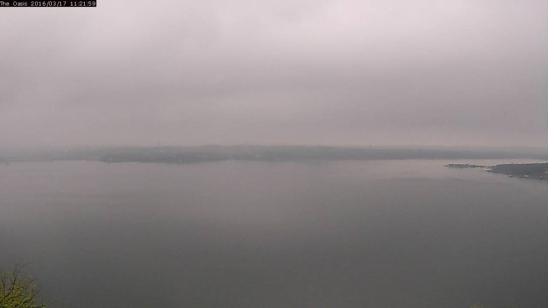 Lake Travis webcam, March 17, 2016 10:30 AM CT