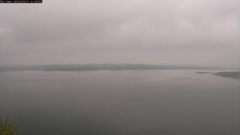 Lake Travis webcam, March 17, 2016 10:45 AM CT