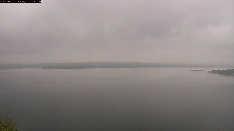 Lake Travis webcam, March 17, 2016 10:50 AM CT