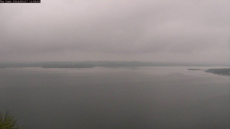 Lake Travis webcam, March 17, 2016 11:05 AM CT