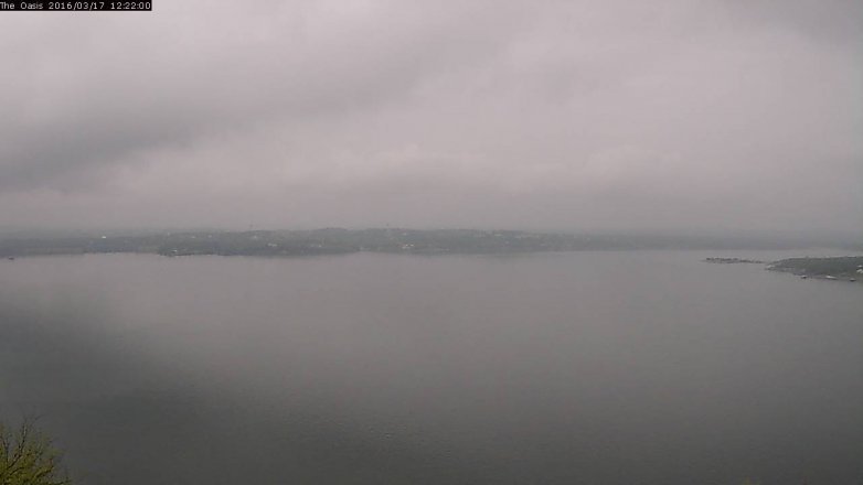 Lake Travis webcam, March 17, 2016 11:30 AM CT