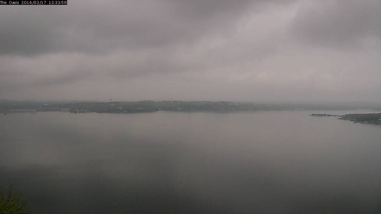 Lake Travis webcam, March 17, 2016 11:40 AM CT