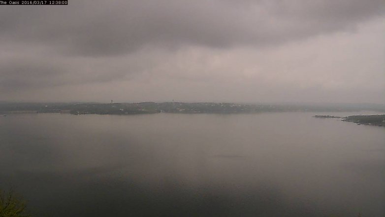 Lake Travis webcam, March 17, 2016 11:45 AM CT