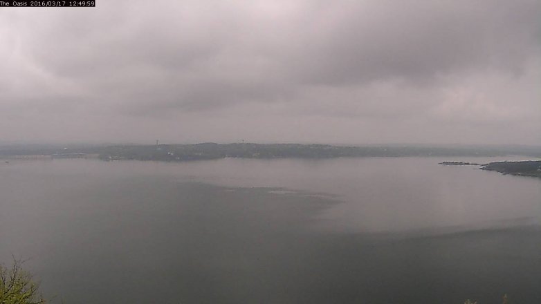 Lake Travis webcam, March 17, 2016 12:00 PM CT