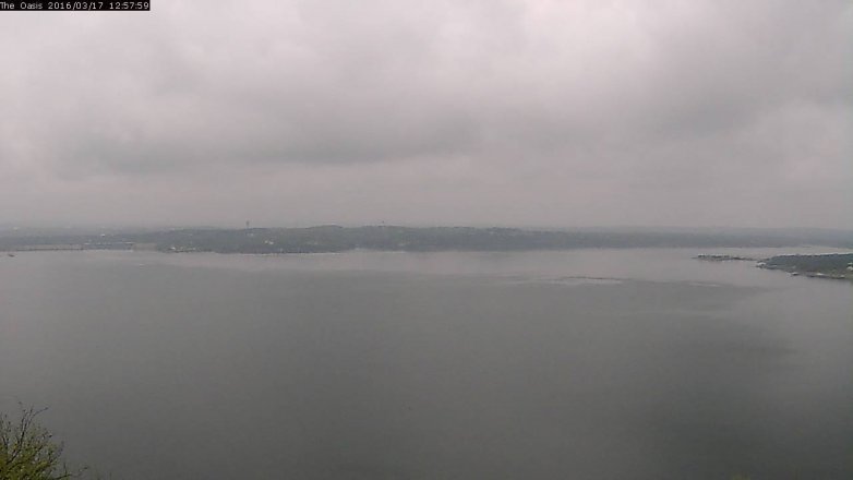 Lake Travis webcam, March 17, 2016 12:05 PM CT